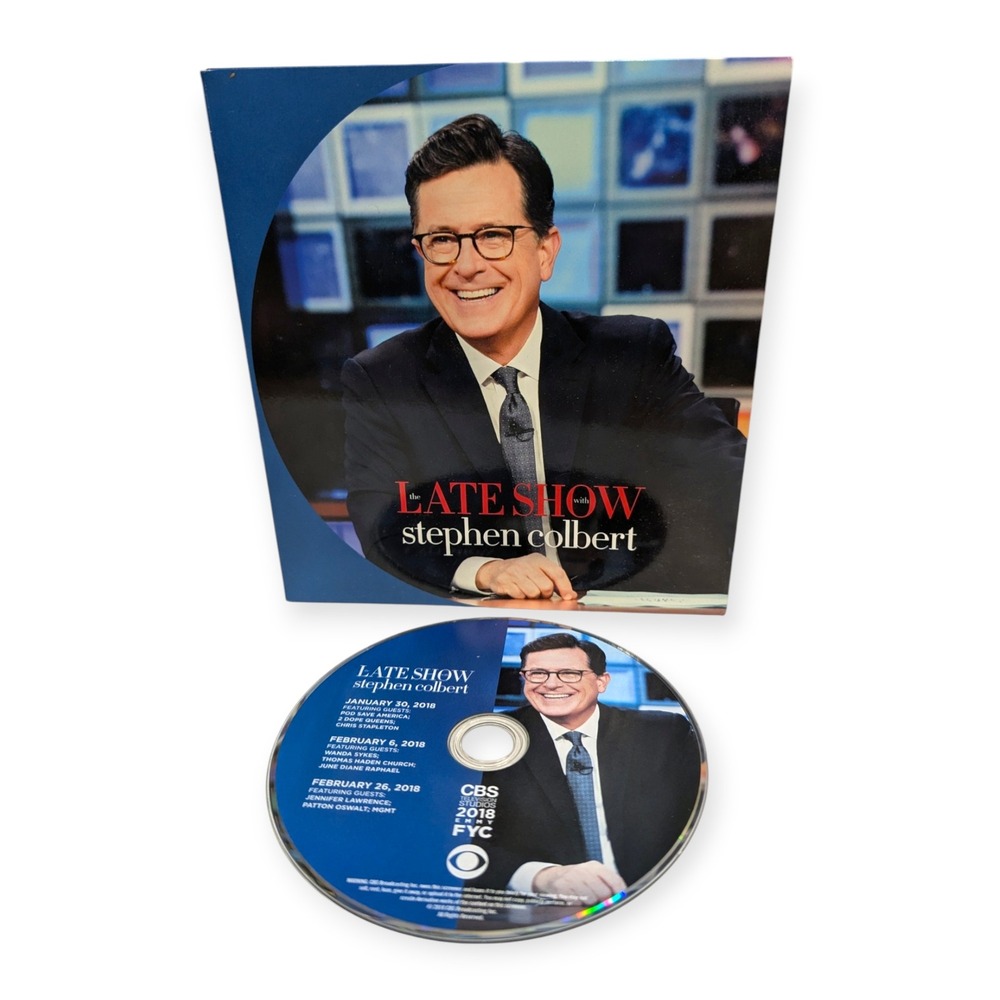 The Late Show‎ with Stephen Colbert 2018 Emmy FYC DVD Screener Jennifer Lawrence
